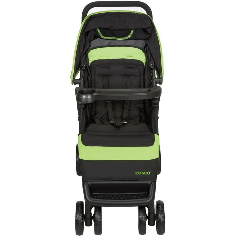 Cosco Simple Fold Travel System Bright Lime Walmart