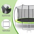 thumbnail image 4 of 12FT Trampoline, Outdoor Trampoline with Enclosure Net and Ladder, Recreational Trampoline for Kids Adults Outdoor and Backyard, Capacity 400 lbs, 4 of 8