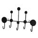 thumbnail image 2 of Perchero de pared portátil para probador, decorativo, para colgar en la pared, para guardar toallas pequeño y negro, 2 of 9