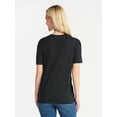 thumbnail image 3 of Wicked Women's Graphic Print Tee with Short Sleeves, Sizes XXS-XXL, 3 of 5