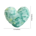 thumbnail image 3 of Heart Pillows, Love Heart Shaped Pillow, Small Cute Tie-dye Colorful Pillows for Gifts, Living Room Sofa Couch Decoration (Mint Green), 3 of 6