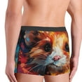 thumbnail image 3 of Fotbe Oil Painting Colorful Hamster Men’s Total Support Pouch Boxer Briefs, X-Temp Cooling, Moisture-Wicking Underwear, Regular, Long-leg and Trunk-, 3 of 6