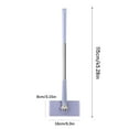 thumbnail image 2 of 115cm Violet Face Towel Mop – 360° Rotating Flat Mop with Hands-Free Push-Pull Handle, Automatic Cloth Changing System, Includes 5 Refill Cloth for Bathroom & Kitchen Floor Cleaning, 2 of 2