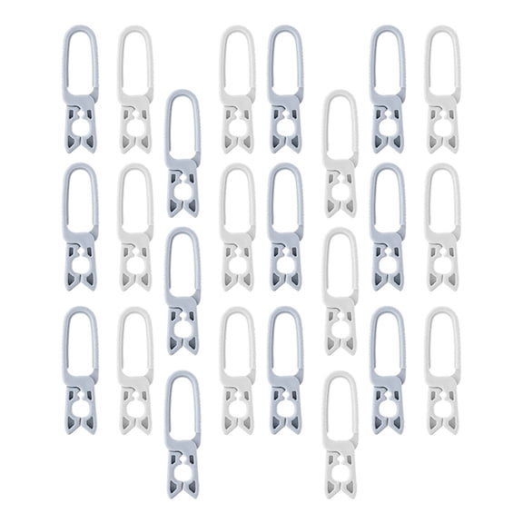 FUTUREORYY 24Pcs Practical Design Clothes Hangers Clips for Snacks and Pet Bags Household Users