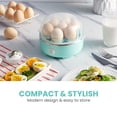 thumbnail image 3 of Elite Gourmet EGC115M - Cocina de huevos eléctrica de 7 huevos, suave, mediano, duro con apagado automático, taza de medición incluida, sin BPA, menta retro, 3 of 6