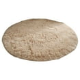 thumbnail image 2 of YAOMOBB Safe Polyester Rug Super Soft Luxury 100cm Round Fluffy Area Rug for Solid Color Bedroom Nursery Comfort, 2 of 7