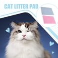 thumbnail image 3 of Unatoiry ABS Comfortable And Soft Litter Box Mat Cozy Place For Cat Cat Accessories Cat Litter Mat Grey 30*30cm 1Set, 3 of 6