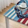 thumbnail image 4 of nygtbtfer Round Table , Reusable Table Cloth Round Fitted Vinyl Tablecloth with Elastic Edged for Parties Outdoors, Love Heart Gesture Background, 4 of 7
