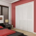 thumbnail image 2 of Frameport Louvered Manufactured Wood Primed Bi-Fold Doors, 2 of 7