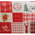 thumbnail image 3 of Harper Lane Holiday Patchwork Microfiber Quilt, King, Reversible (3 Count), 3 of 3