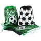 thumbnail image 3 of Football Party Favors Drawstring Bags Soccer Ball Gift Goodie Bag B, 3 of 5