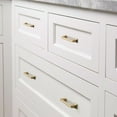 thumbnail image 3 of Goldenwarm Brushed Gold Cabinet Pulls 5inch Solid Kitchen Cabinet Handles 25 Pack, 3 of 6
