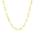 thumbnail image 2 of ARAIYA FINE JEWELRY 14K Yellow Gold 2.54 mm Fancy Chain 18'' for Women, 2 of 6