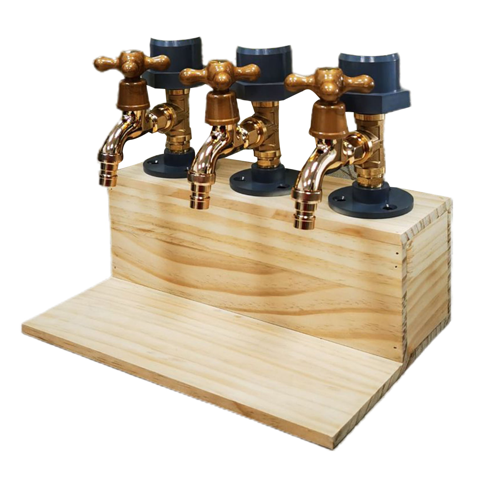 HOLDER for 6 bottles of Ma Petite Brasserie beer in wood with bottle opener  for 25, 33 and 50 cl bottles SOURIRE DES SAVEURS, Wi