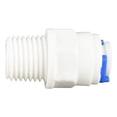 thumbnail image 1 of niple de 1/4 x 1/4 blanco servimatic, 1 of 4