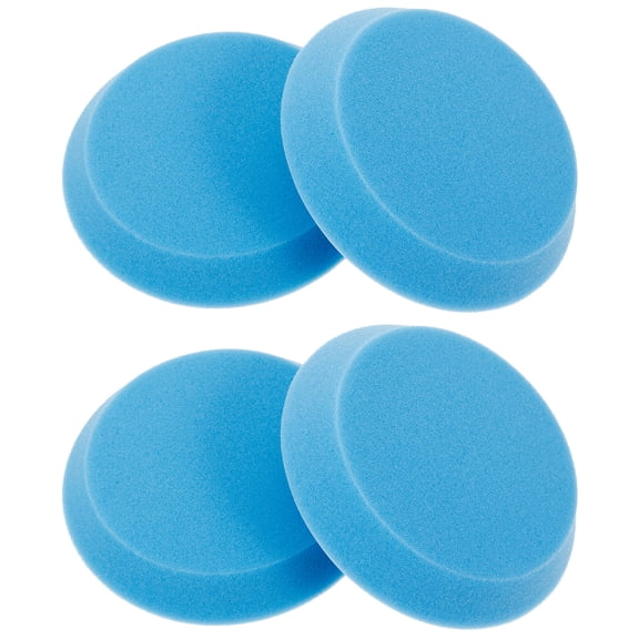 WSTEER 4-Pack Bowling Polishing Sponge Sheets Multipurpose Round Pads for Bowling Care and Maintenance