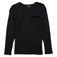 thumbnail image 1 of Camiseta de Manga larga Ralph Lauren mujer negra pequeña adornada, 1 of 1