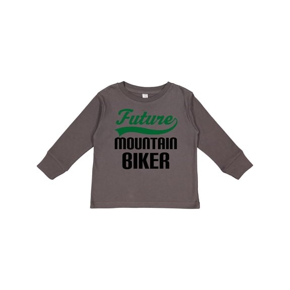 Inktastic Future Mountain Biker Boys Long Sleeve Toddler T-Shirt