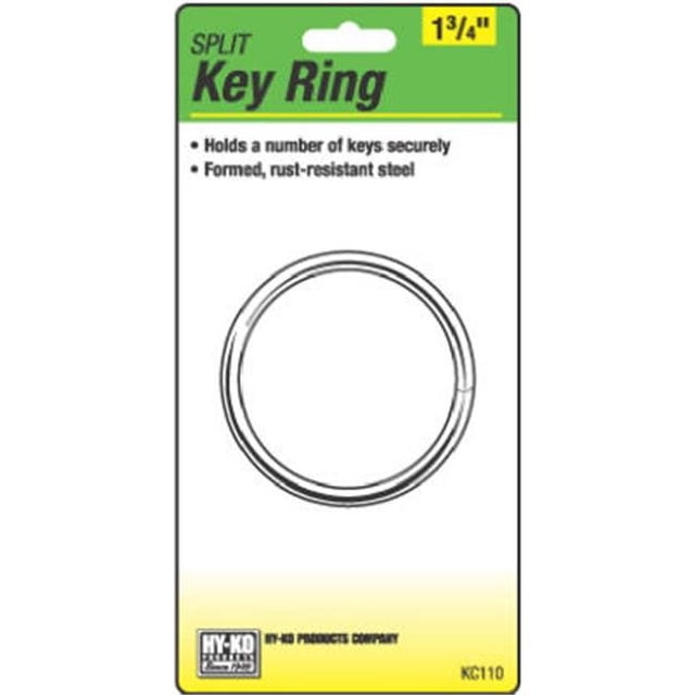 Hy-Ko Produits KC110 1,75 Po Anneau de Clé Fendue&44; Pack de 5