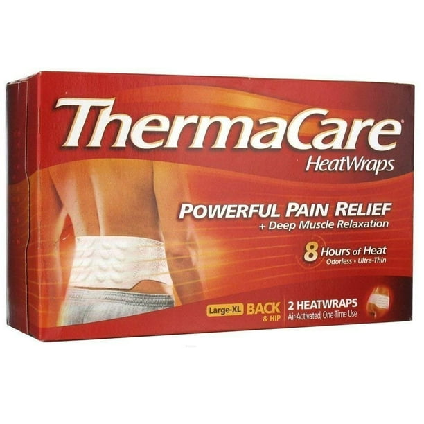 Thermacare Advanced Back Pain Therapy, Hip Pain Relief Heat Wraps, Heat