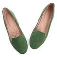 thumbnail image 3 of Zapatillas de ballet Stunner Classic Slip On para mujer, color verde militar 39, 3 of 7