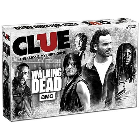 USAOPOLY AMC The Walking Dead Clue Game, Multicolor CL116-469
