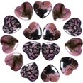thumbnail image 1 of Marrywindix 15 Packs 0.8 Inch Healing Crystal Natural Rhodonite Heart Love Carved Palm Worry Stone Chakra Reiki Balancing, 1 of 7