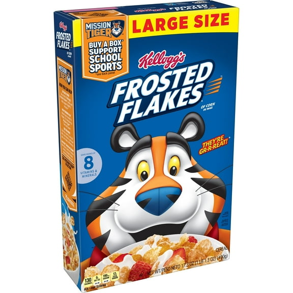 Kellogg's Frosted Flakes Breakfast Cereal 17.3 oz (Pack of 14)