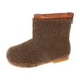 thumbnail image 2 of LYHao Cozy Winter Girls Boots For Little Ones With And Soles – Soft Warm Infant Child Booties Ideal For Days ,Girls Boots Sizes 1 Brown(9-10 Years), 2 of 6