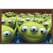 Disney Pixar Toy Story - Aliens Wall Poster, 14.725" x 22.375", Framed