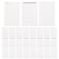 OUNONA A7 Planner Daily Planner Inserts with Thick White Paper for 6 Ring Binder Refills