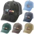 thumbnail image 5 of Tigivemen Vintage Baseball Cap Cartoon Miniature Train Baseball Hats Summer Sunhats for Kids Navy, 5 of 5