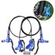 thumbnail image 5 of Juego de frenos de disco hidráulico para bicicleta, palancas de pinzas de freno de disco de aceite de bicicleta de montaña delanteras y traseras para Azul Macarena Freno de disco hidráulico de bicicleta, 5 of 8