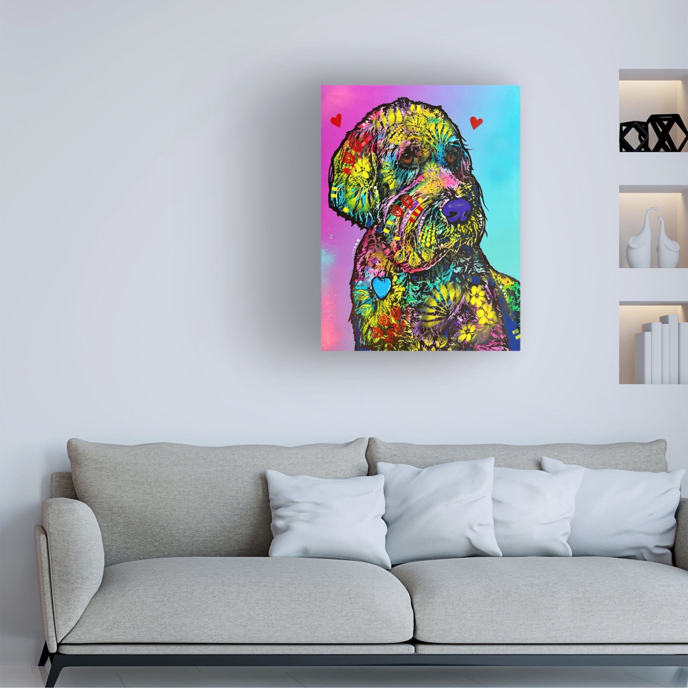 Canvas Wall Art - Dean Russo- Exclusive 'Dapper' Wall Art for Living Room, Bedroom, or Office Décor by Trademark Fine Art - 18 x 24 Inches