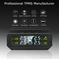 thumbnail image 3 of Alimentation Solaire Sans Fil TPMS avec 5 Modes, Affichage Automatique du Rétroéclairage LCD, 4 Capteurs 0-67 PSI, 3 of 7