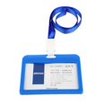 thumbnail image 4 of 10x Badge Holder Identity Card Holder ID Badges Accesorios de trabajo Azul rojo Cola Titulares de tarjetas de acrílico para tarjetas, 4 of 8
