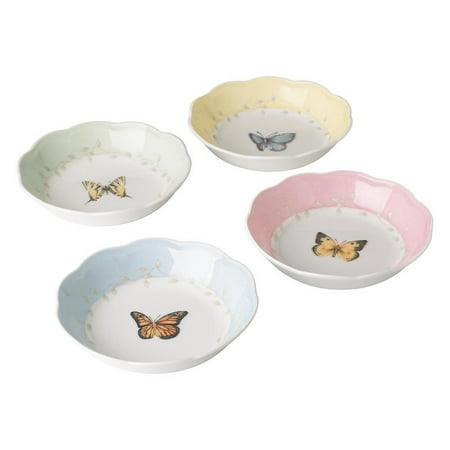Lenox Butterfly Meadow 7 Piece - Lenox Butterfly Meadow Colors Fruit Dish - Set of 4