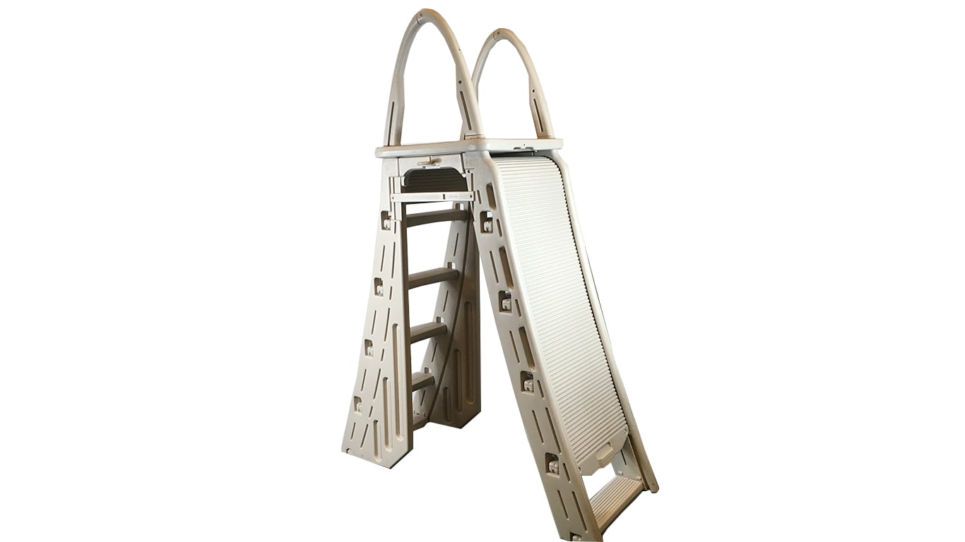 Details about   5.9ft A Frame Aluminum Ladder Telescopic Extension Ladder Folding Step Ladder 1 