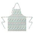 thumbnail image 2 of Light Blue Christmas Tree Apron-Garden Aprons for Women with Pockets-Cotton Linen Waterproof Kitchen Cooking Gardening Aprons Adjustable for Kitchen,Cooking,BBQ and Salon 32"x27", 2 of 7