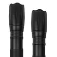 thumbnail image 2 of Hyper Tough 2 pack 500 Lumen LED Flashlights, AAA Compabitle, 5 modes with Spot to Flood Focus, Durable Aluminum, 2 of 5