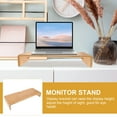 thumbnail image 3 of Supvox Computer Monitor Riser Beige Desk Shelf for Comfortable Posture and Storage Use, 3 of 8