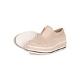 thumbnail image 4 of Women Faux Suede Perforated Slip-On Lug Sole Flatform 19072, 4 of 6