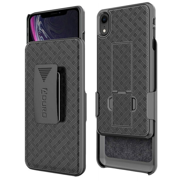iPhone XR Holster Case, Aduro Combo Shell & Holster Case for Apple iPhone XR