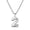 Silver 2, variant on HIJONES Women's Men's Stainless Steel Athlete Necklace Silver 29