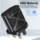 thumbnail image 4 of Cargadores De Teléfonos Móviles Carga de teléfono de 25 W AC100-240V Carga rápida USB para iPhone 14 Pro (Reino Unido negro), 4 of 5