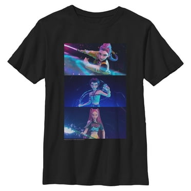 Boys KPop Demon Hunters Group Shot Trio T Shirt