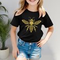 thumbnail image 2 of TZEWGL Tees For Infnat Short Sleeve Cartoon Printed Round Neck Top For Toddlers size 6-7T, 2 of 5
