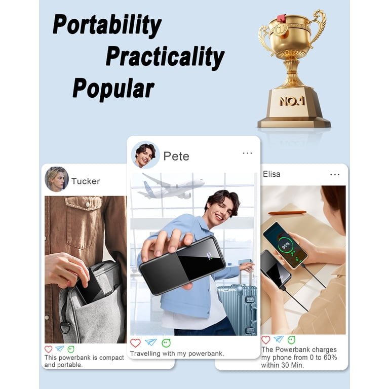 Btootos 10000mAh Portable Power Bank with Fast Charging photo 7