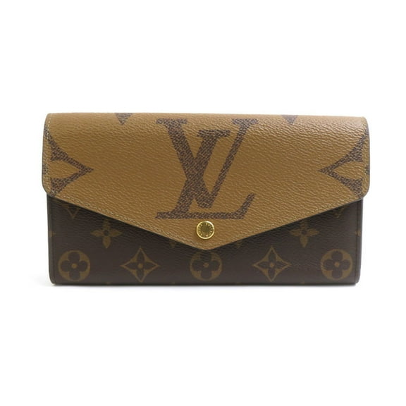 Pre-Owned Louis Vuitton LOUIS VUITTON Long Wallet Monogram Reverse Portefeuille Sarah... (Good)