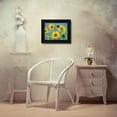 thumbnail image 3 of Tim Fitzharris 14x12 Black Modern Wood Framed Wall Art Titled - Priarie Sunflowers I, 3 of 6
